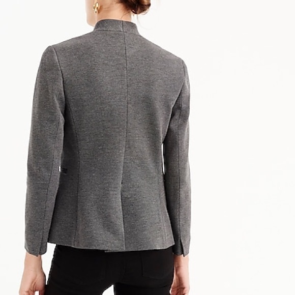 J Crew Going Out Blazer Grey Stretch Twill Jacket - Picture 4 of 13